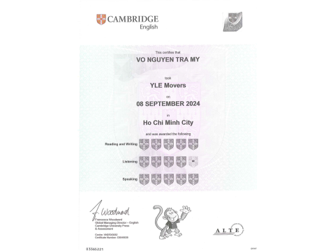 Võ Nguyễn Trà My _ Movers