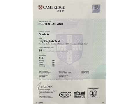 Nguyễn Bảo Anh _ KET