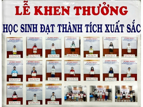 KHEN THƯỞNG HỌC SINH ĐẠT THÀNH TÍCH XUẤT SẮC TRONG CÁC KỲ THI QUỐC TẾ 2024