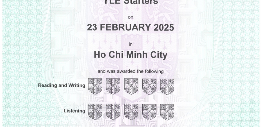 Hoàng Ngọc Mẫn Nhi _ Starters