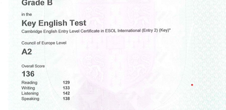 NGUYỄN THIÊN LONG _ GRADE B _ KET