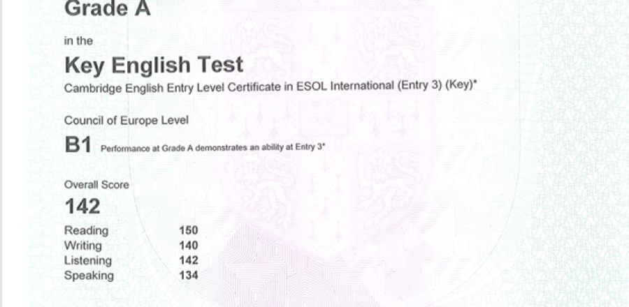 TRẦN HOÀNG QUÂN _ GRADE A _ KET